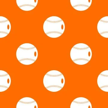 Baseball ball pattern seamless Stock Illustration