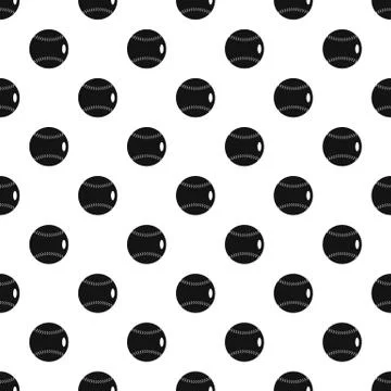 Baseball ball pattern vector Stock Illustration