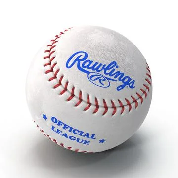 Baseball Ball Rawlings 3D Model