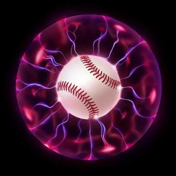 Baseball Ball Wheel Stock Illustration