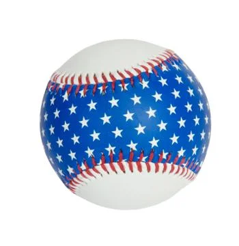 Baseball ball on white background Stock Photos