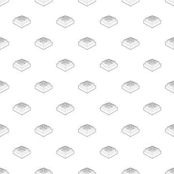 Baseball base pattern vector seamless Stock Illustration