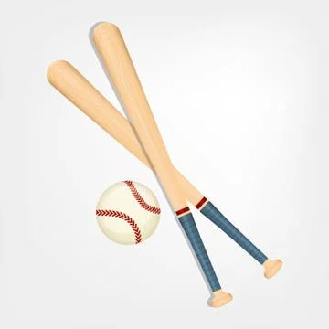 Baseball bat ball 스톡 일러스트