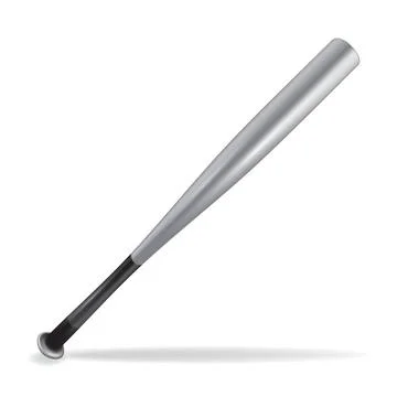 Baseball bat Baseball bat on white background (License=RF) 5563400 Copyrig... Foto stock