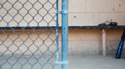 Baseball bat dolly wide Stock-Footage 36241802