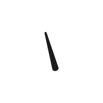 Baseball bat icon. illustration. Flat design. Stock Illustration