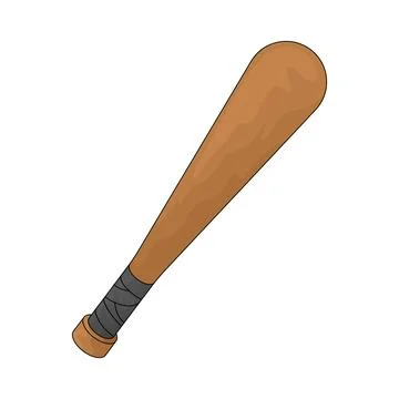 Baseball Bat illustration Stock Illustration