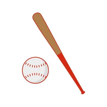 Baseball bat isolated icon vector illustration design 库存插图