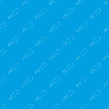 Baseball bat pattern seamless blue Illustrazione stock
