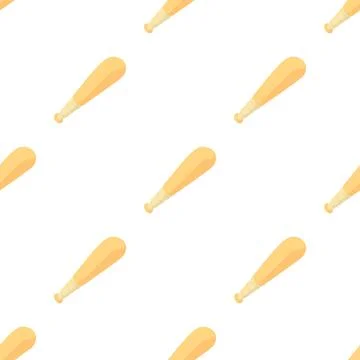 Baseball bat pattern seamless vector 스톡 일러스트