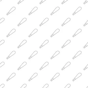 Baseball bat pattern vector seamless Stock Illustration