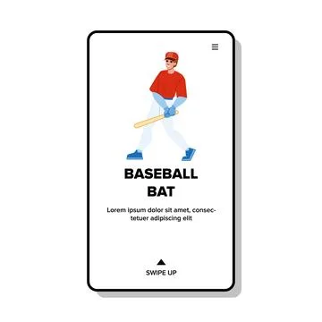 Baseball bat vector Stock Illustration