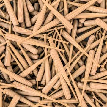 Baseball bats background Stock-Illustration