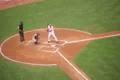 Baseball Batter Fly Out Footage