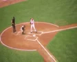 Baseball Batter Fly Out SD Footage
