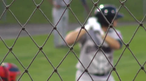 Baseball Batter Hits Ball, Success, Achievement Stock Footage