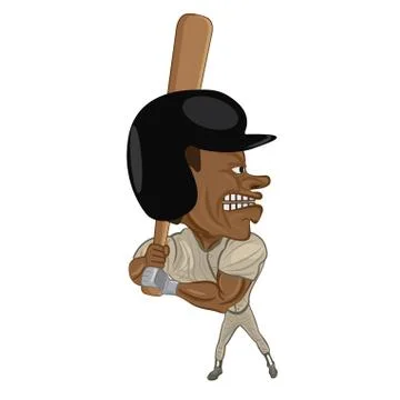 Baseball batter Stock Illustration