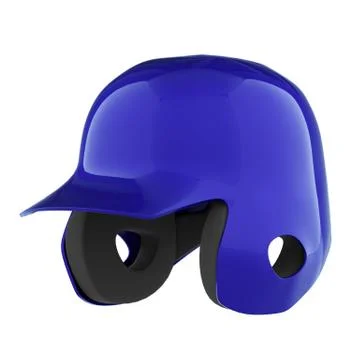 Baseball batting helmet Stock Illustration