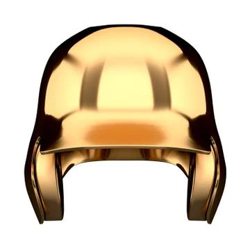 Baseball batting helmet Stock Illustration