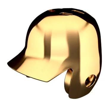 Baseball batting helmet Stock Illustration