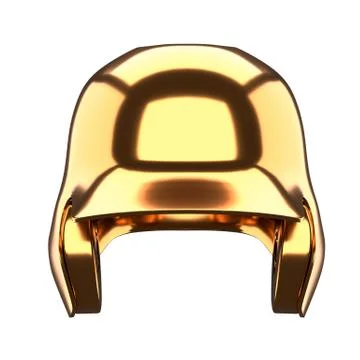 Baseball batting helmet Stock Illustration