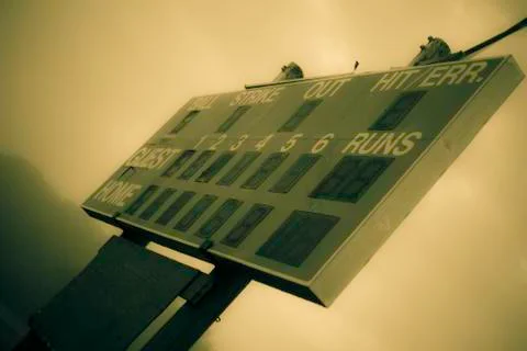 Baseball board Stock Photos