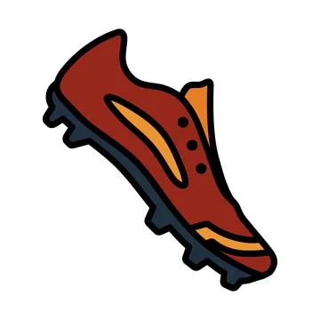 Baseball Boot Icon Stock Illustration