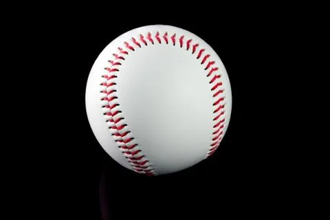 Baseball with brown background Stock Photos