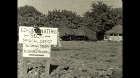 Baseball at Camp John Hay 1946 Stock Footage 130101883