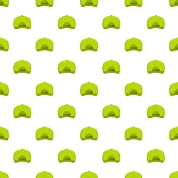 Baseball cap back pattern seamless Illustrazione stock