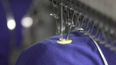 Baseball Cap Hat Embroidery Stitching Logo Stock Footage 172265079