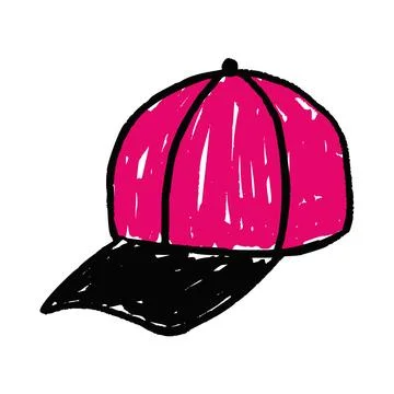 Baseball Cap Hat Father Style Stock Illustration