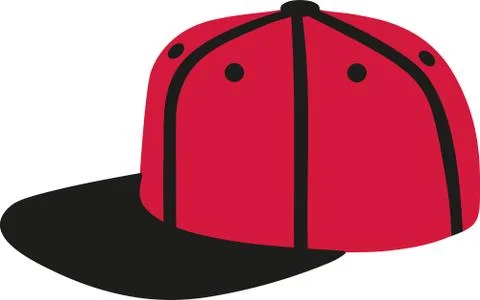 Baseball cap hat Stock Illustration