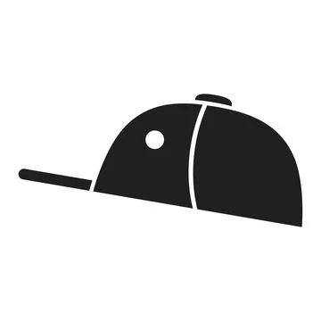 Baseball cap icon vector design template Stock Illustration