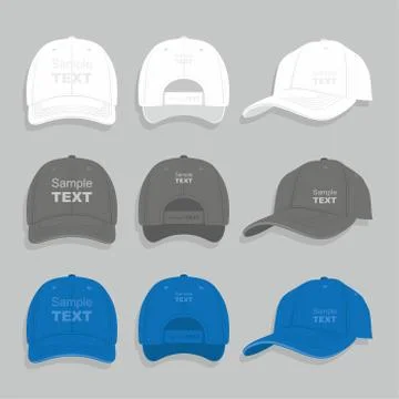 Baseball cap Stock Illustration