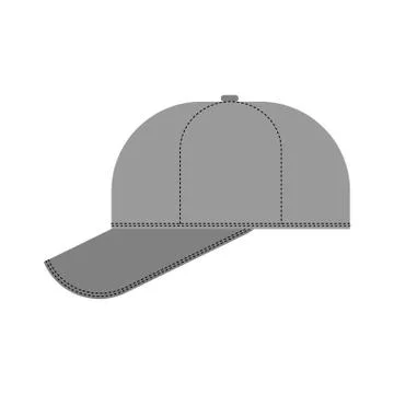Baseball cap isolated. Summer hat Vector illustration Stock Illustration