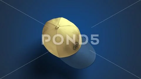 Baseball Cap Mockup Embroidery Logo Branding PSD Template