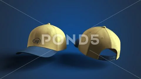 Baseball Cap Mockup Embroidery Logo Branding Шаблон PSD