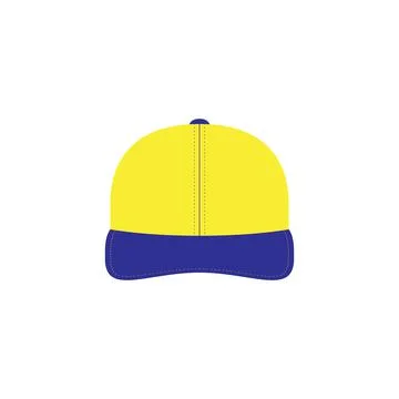 Baseball cap seen from the front. Vector Stock Illustration