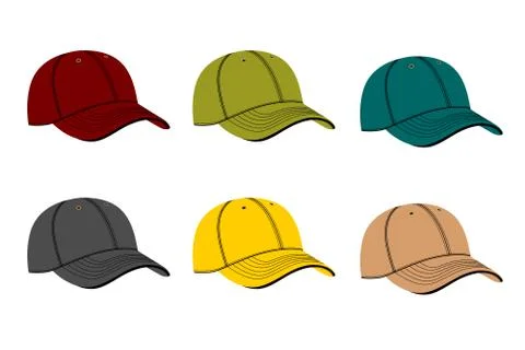 Baseball cap vector Stock Illustration