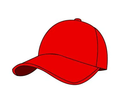 Baseball cap vector illustration Illustrazione stock