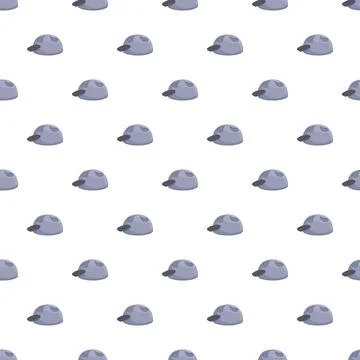 Baseball caps seamless pattern for fabric design Stockillustratie