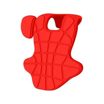 Baseball catcher chest protector icon Stock Illustration
