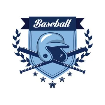 Baseball championship card Illustrazione stock