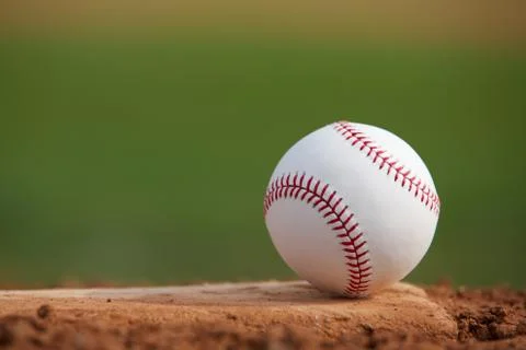 Baseball close up Stock Photos