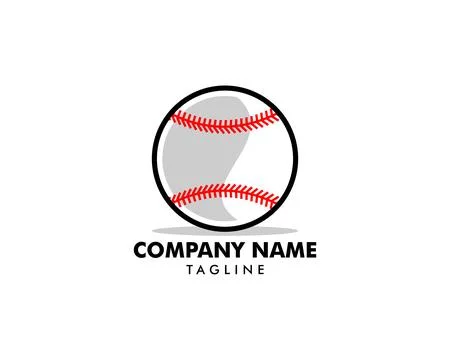 Baseball club logo template vector, Sport logo concept Stock-Illustration