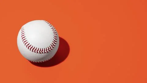 Baseball with copy space Stock Photos