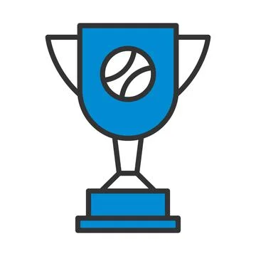Baseball Cup Icon Stock Illustration