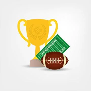 Baseball cup ticket ball Stock Illustration