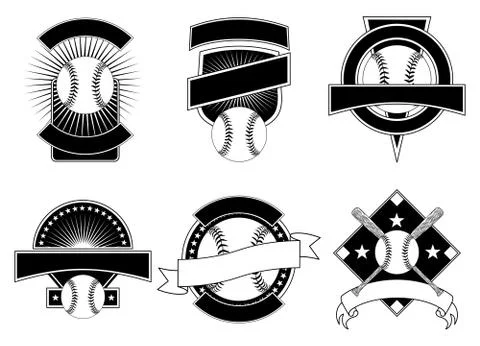 Baseball Design Templates Stock Illustration